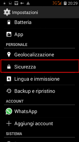 Sicurezza